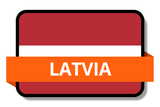 Latvia State Flags Stickers