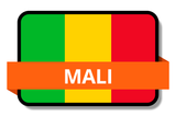 Mali State Flags Stickers