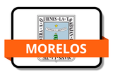 Morelos State Flags Stickers