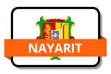 Nayarit State Flags Stickers