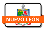 Nuevo León State Flags Stickers