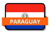 Paraguay State Flags Stickers