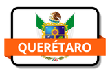 Querétaro State Flags Stickers