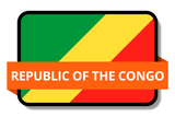 Republic of the Congo State Flags Stickers