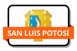 San Luis Potosí State Flags Stickers