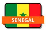 Senegal State Flags Stickers