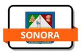 Sonora State Flags Stickers