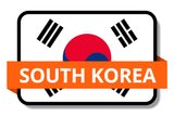 South Korea State Flags Stickers