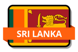 Sri Lanka State Flags Stickers