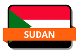 Sudan State Flags Stickers