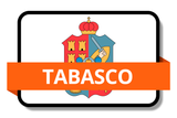 Tabasco State Flags Stickers