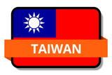Taiwan State Flags Stickers