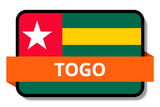 Togo State Flags Stickers