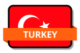 Turkey State Flags Stickers