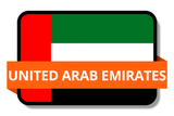 United Arab Emirates State Flags Stickers
