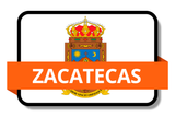 Zacatecas State Flags Stickers