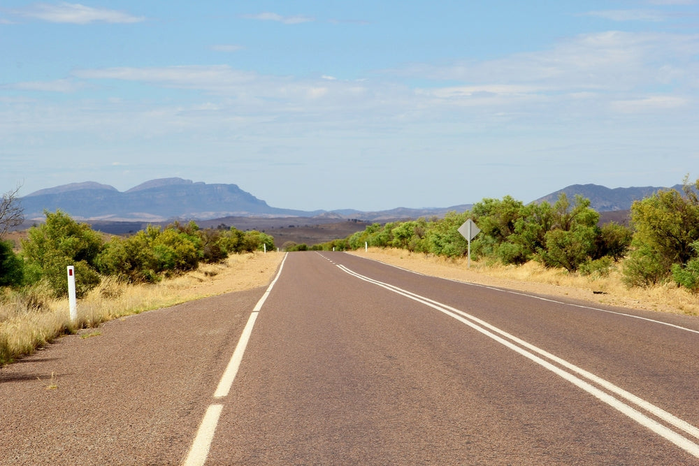 Open road in Australia