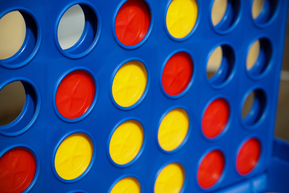 Connect 4 Board with tokens