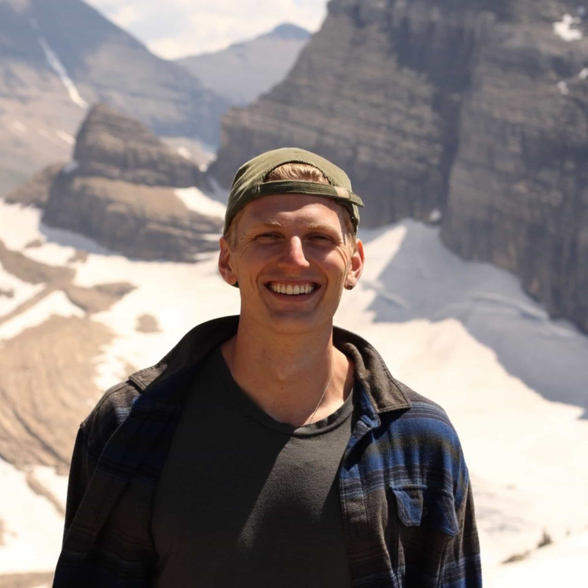 James Shaw standing in a national park