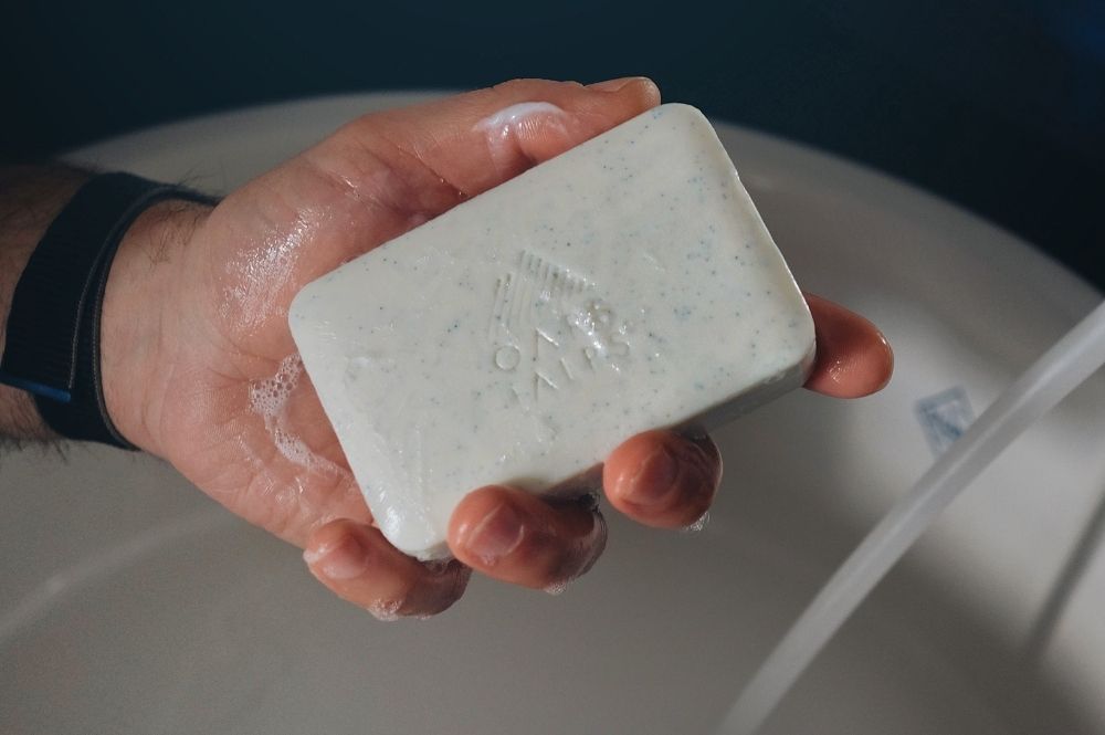 Exfoliating Bar Soap: Moisturizes + Nourishes