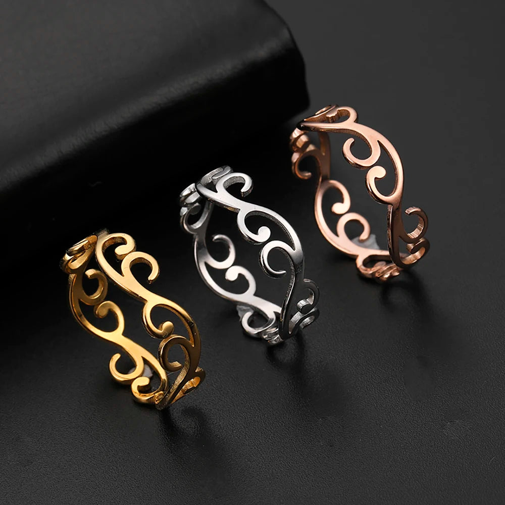 Vintage Filigree Flower Ring