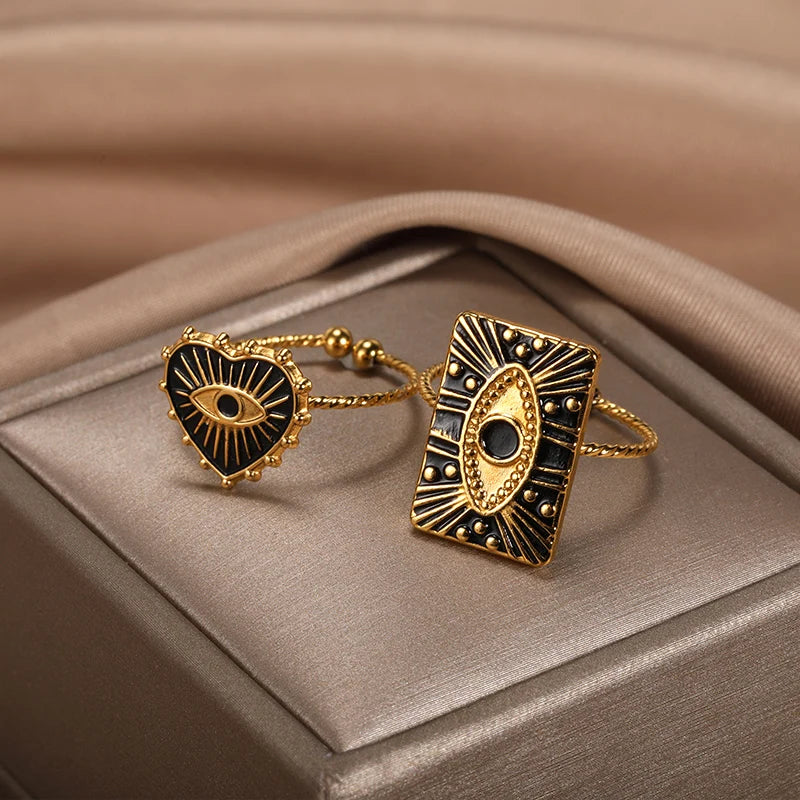 Turkish Evil Eye Rings