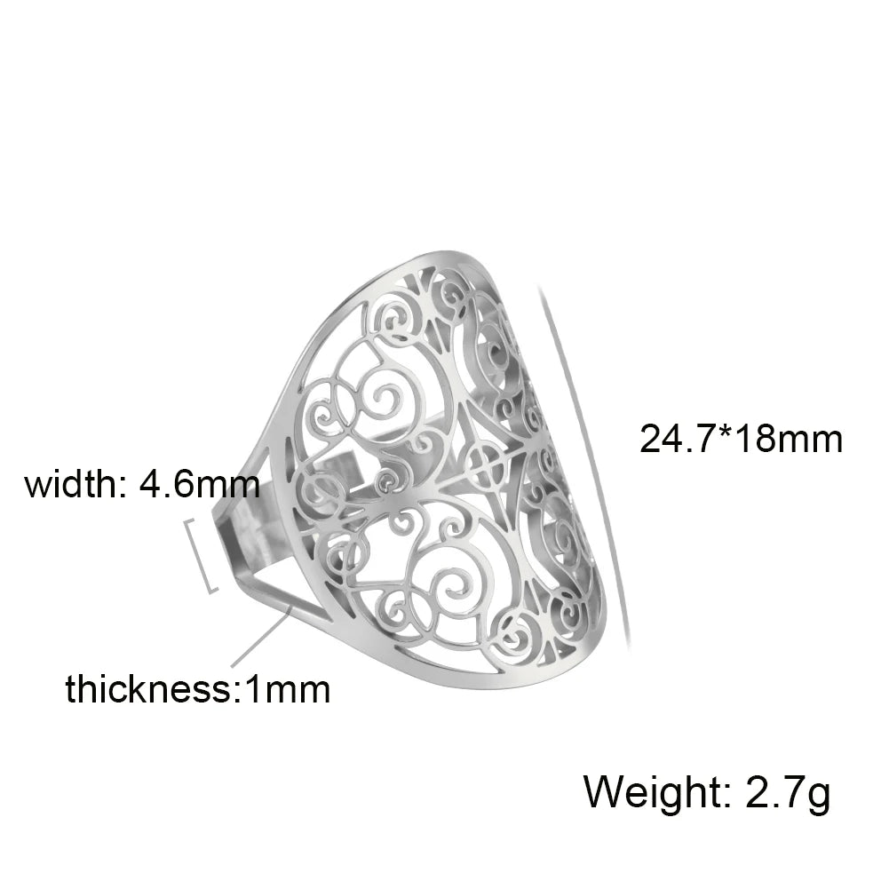 Madenmaz Sacred Geometry Flower of Life Ring - Image 17