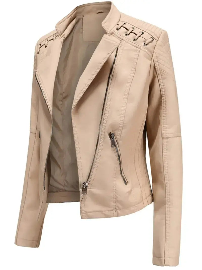 Verónica – Chaqueta de cuero Moda Madrid