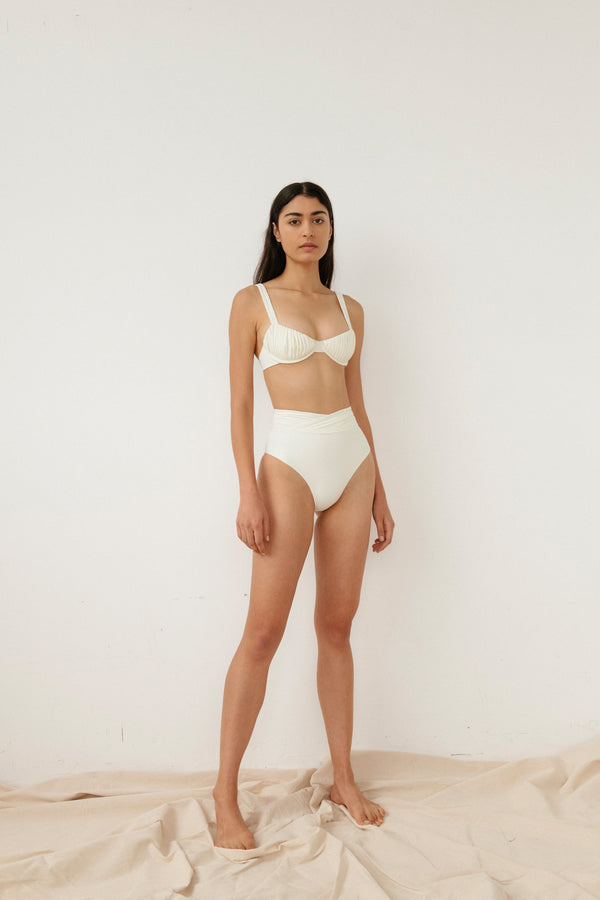 Soma Soma Swim Perfect High-Waist Bikini Swim Bottom, BREEZY PALM