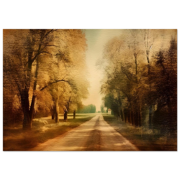 Tranquil Autumn Pathway Poster