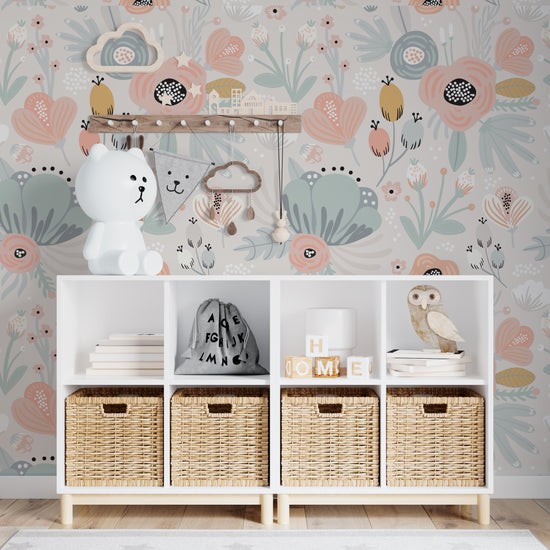 Betsy Floral Wallpaper : Munks and Me