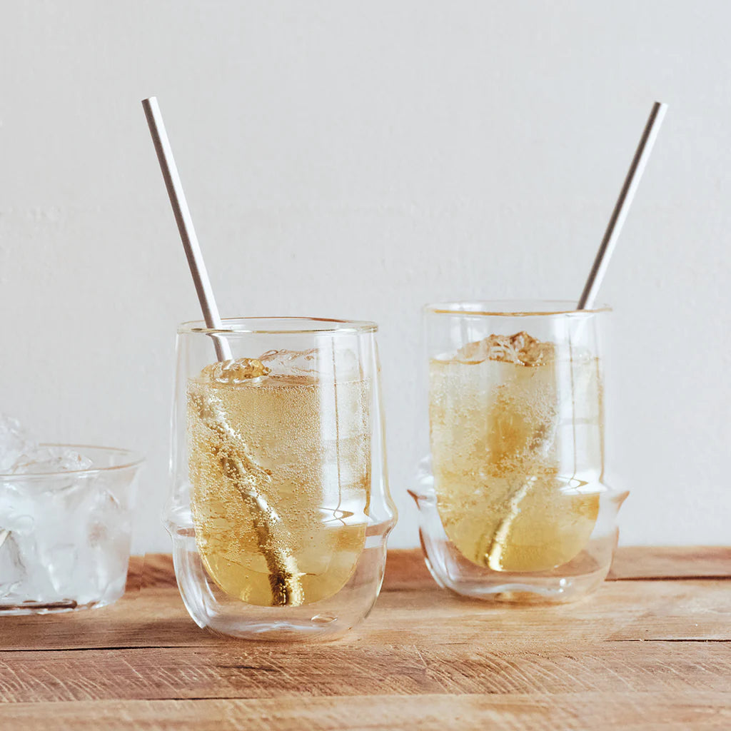 Kinto tea glasses iced tea