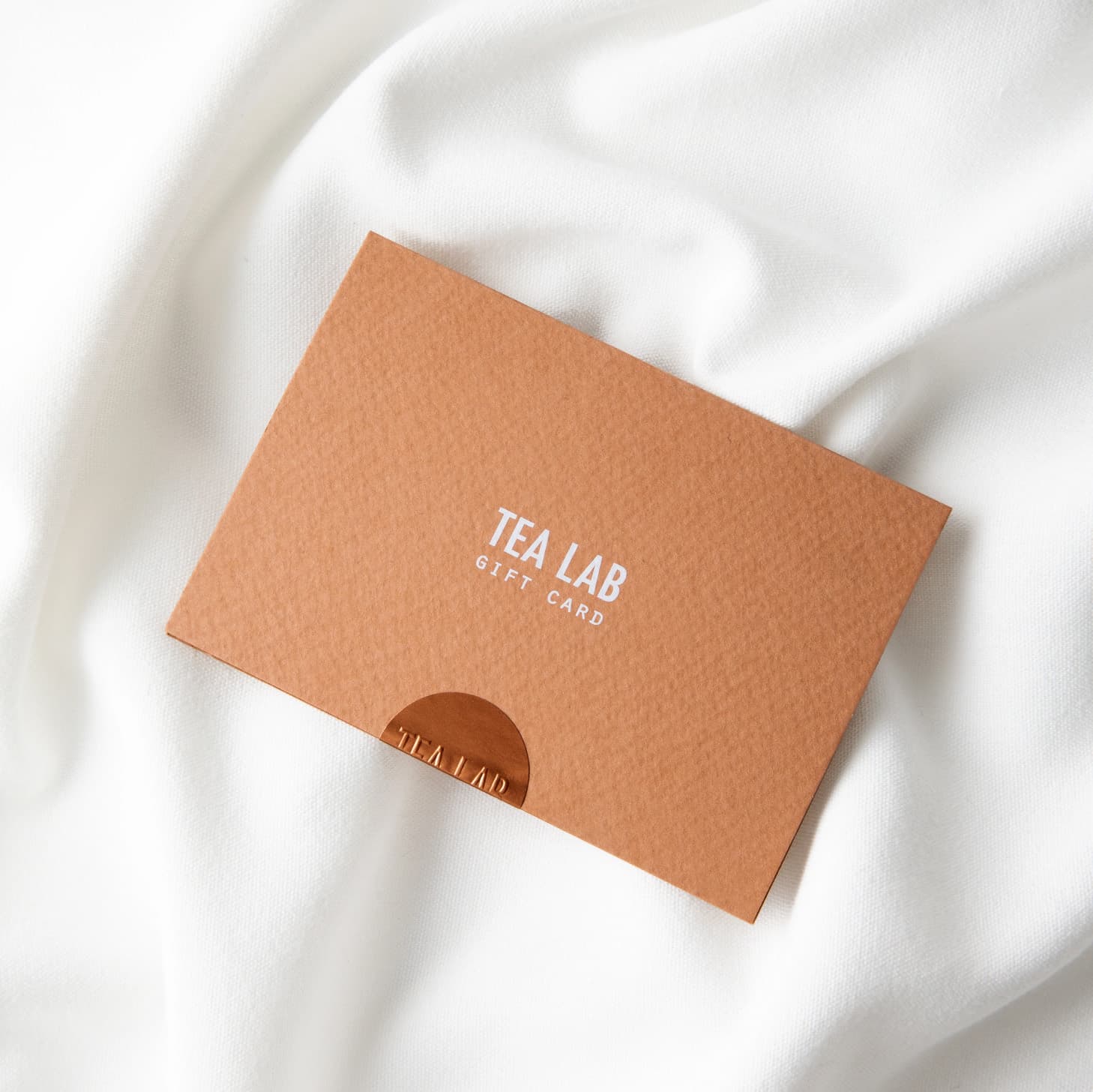 Tea Lab loose leaf tea gift card closed