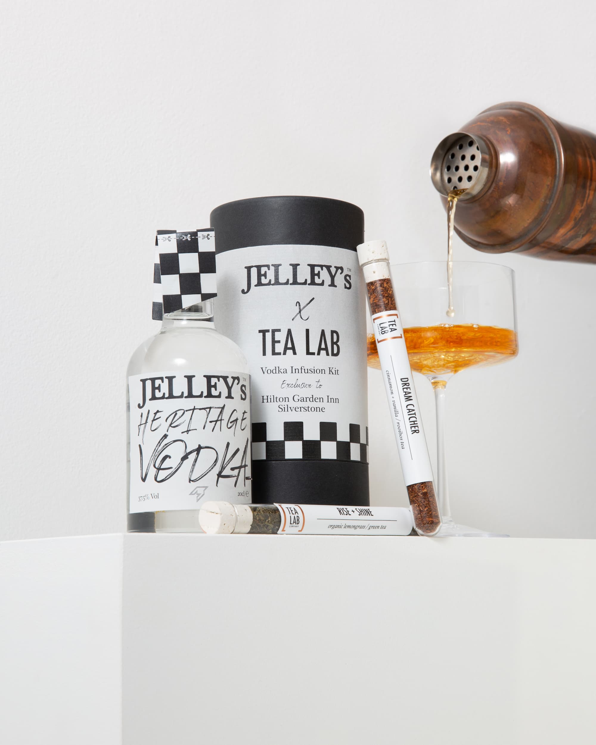 Tea Lab and Jelleys Vodka Infusion Kit