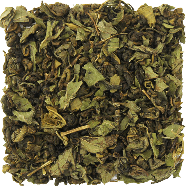 Organic Mint And Gunpowder Green Tea, Loose Leaf