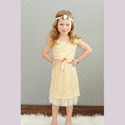 Lace Ivory Girl Dress, Toddler Dress, Girl Dresses Special Occasions