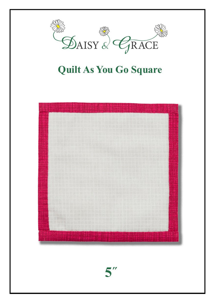 QAYG 5 quot Square template Daisy and Grace