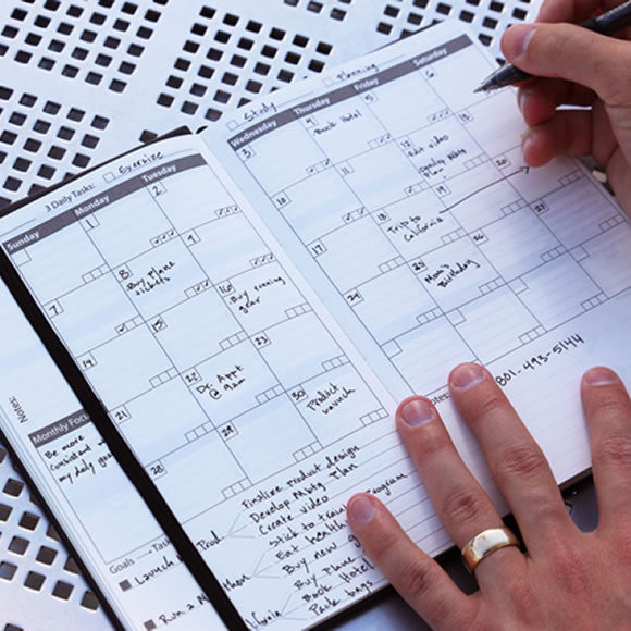 The Kickstarter Mint Green &amp; Black Notebook Planner | NOMATIC