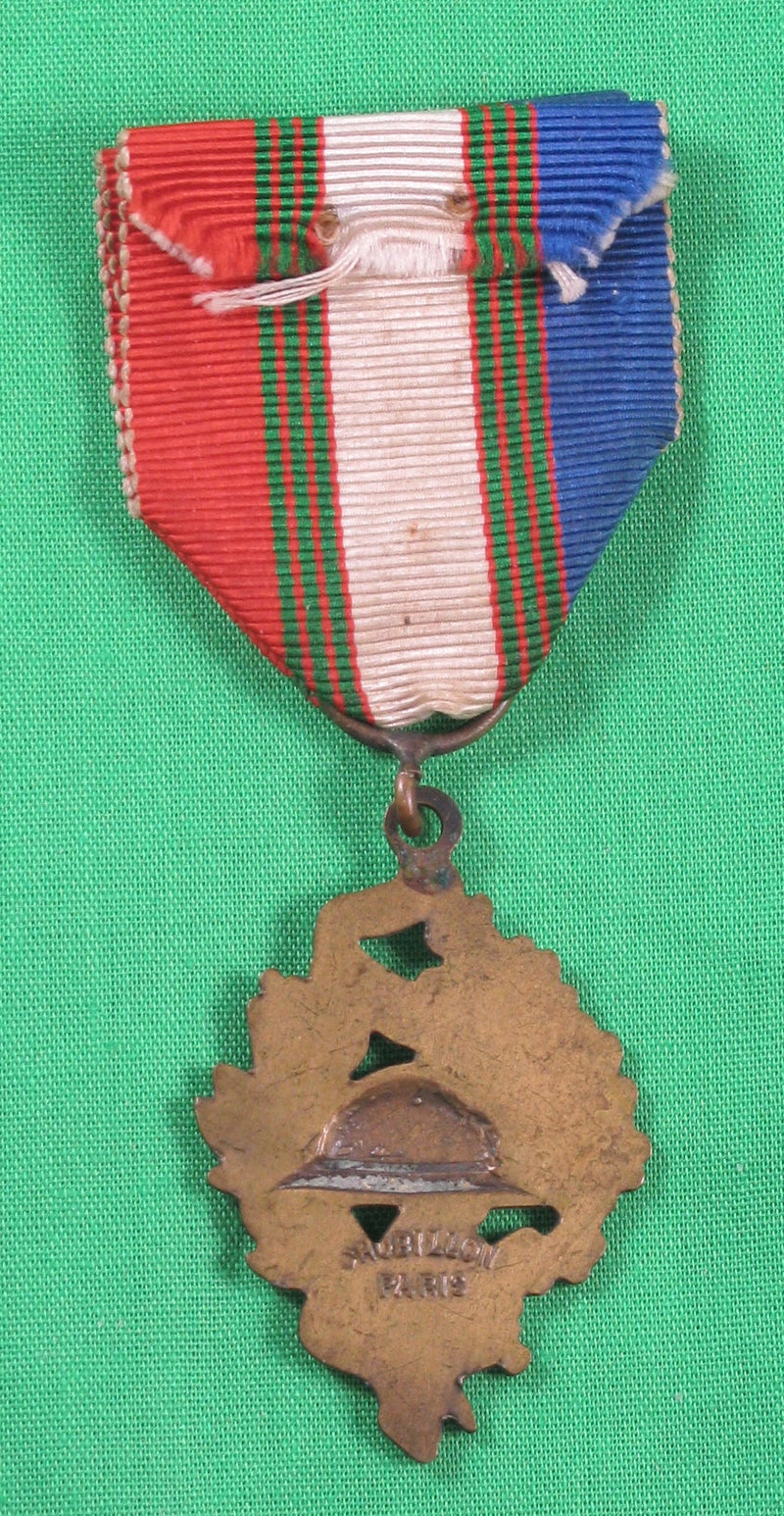 France mÃ©daille Union Nationale des combattants 14-18 - Chadbourne