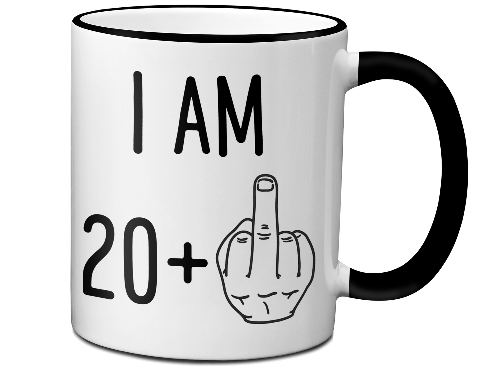 30th Birthday Gifts - I Am 29 + Middle Finger Funny Coffee Mug - Gag G -  RANSALEX