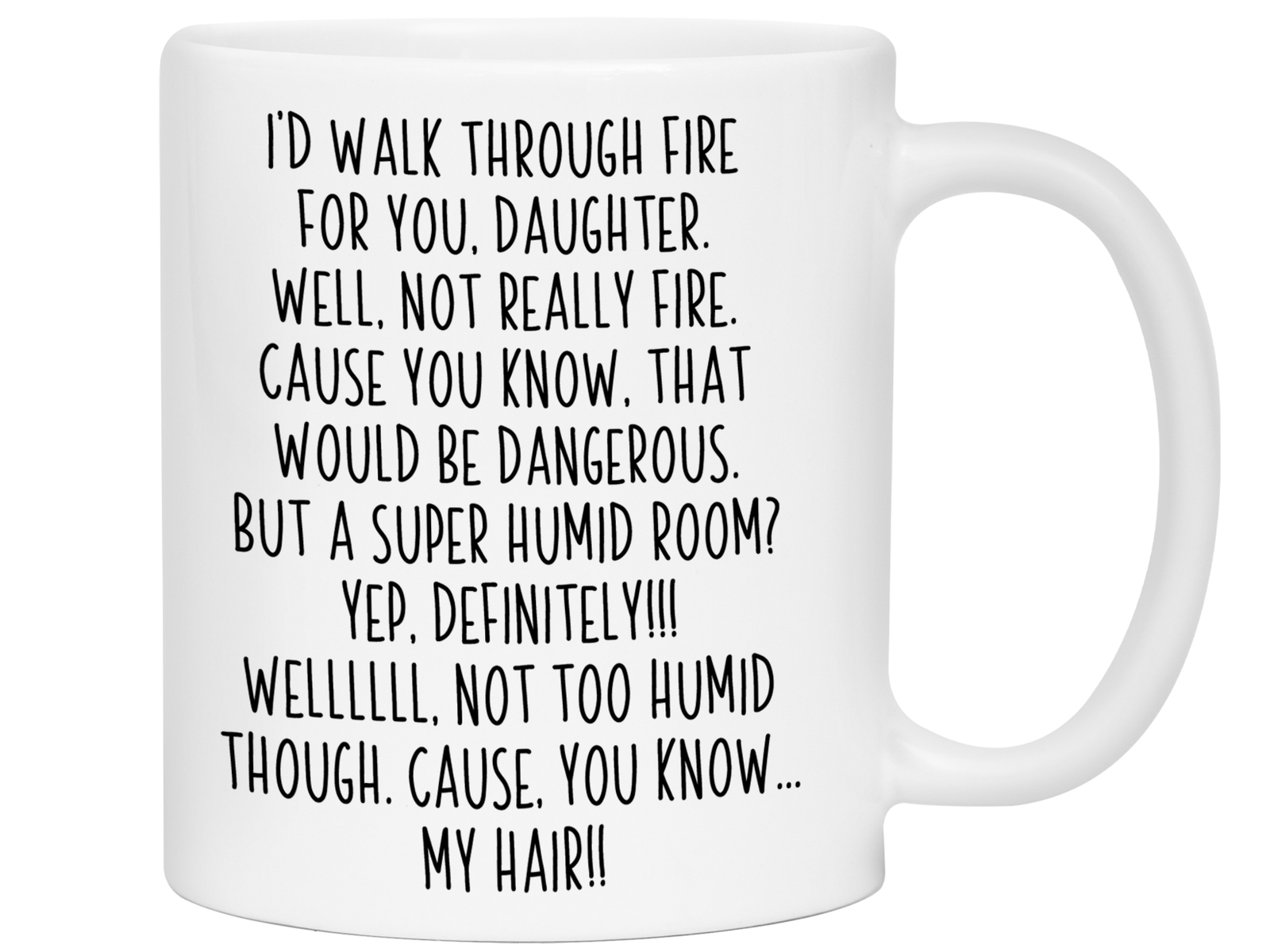 Amazon.com: Funny Gifts for Daughters, Daughter Coffee Mug, Daughter Gag  Gift Idea, Daughter Birthday Funny Gift Cups : Home & Kitchen