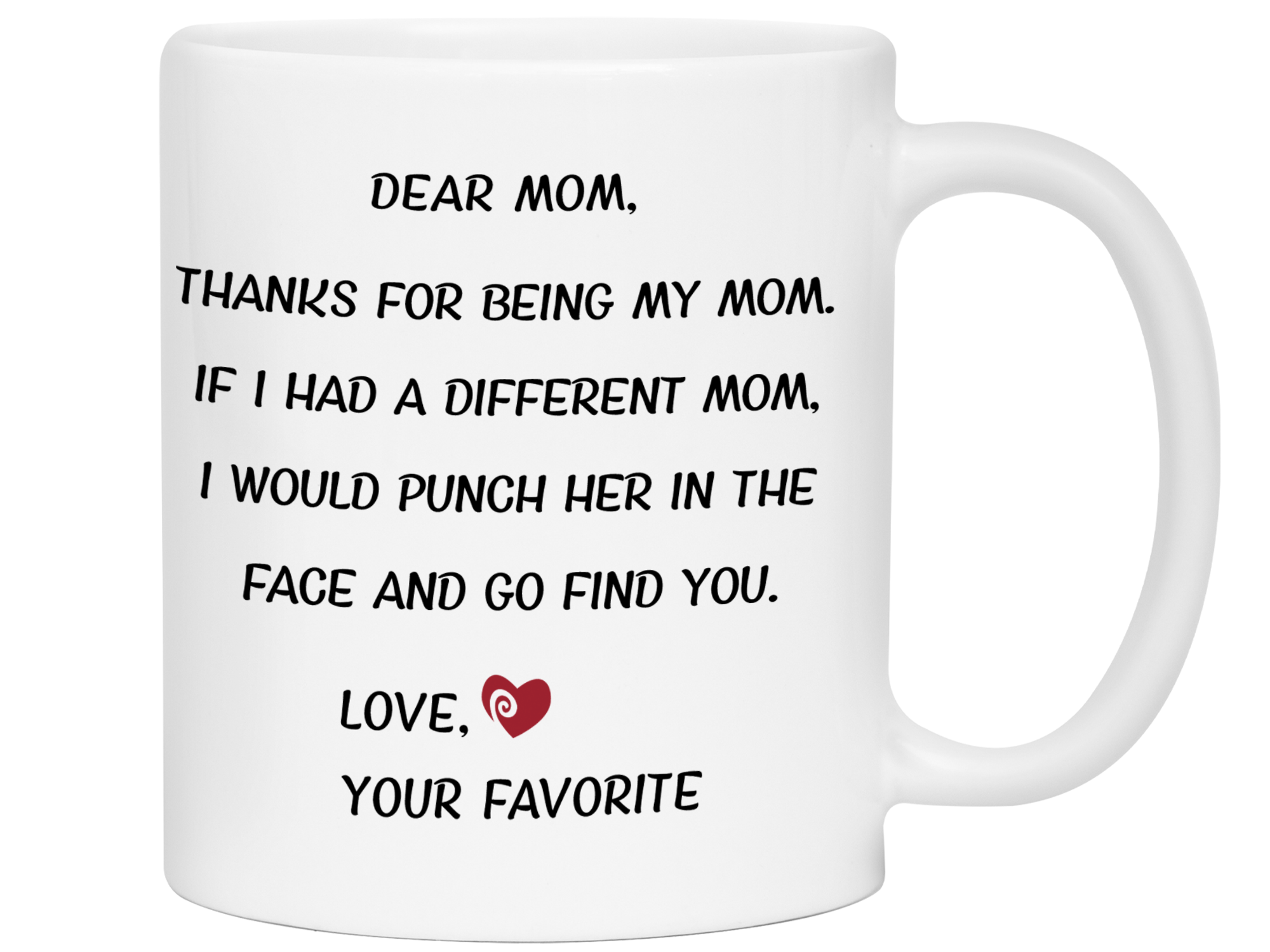 Thanks For Being My Mom Funny Coffee Mug - Best Christmas Gifts