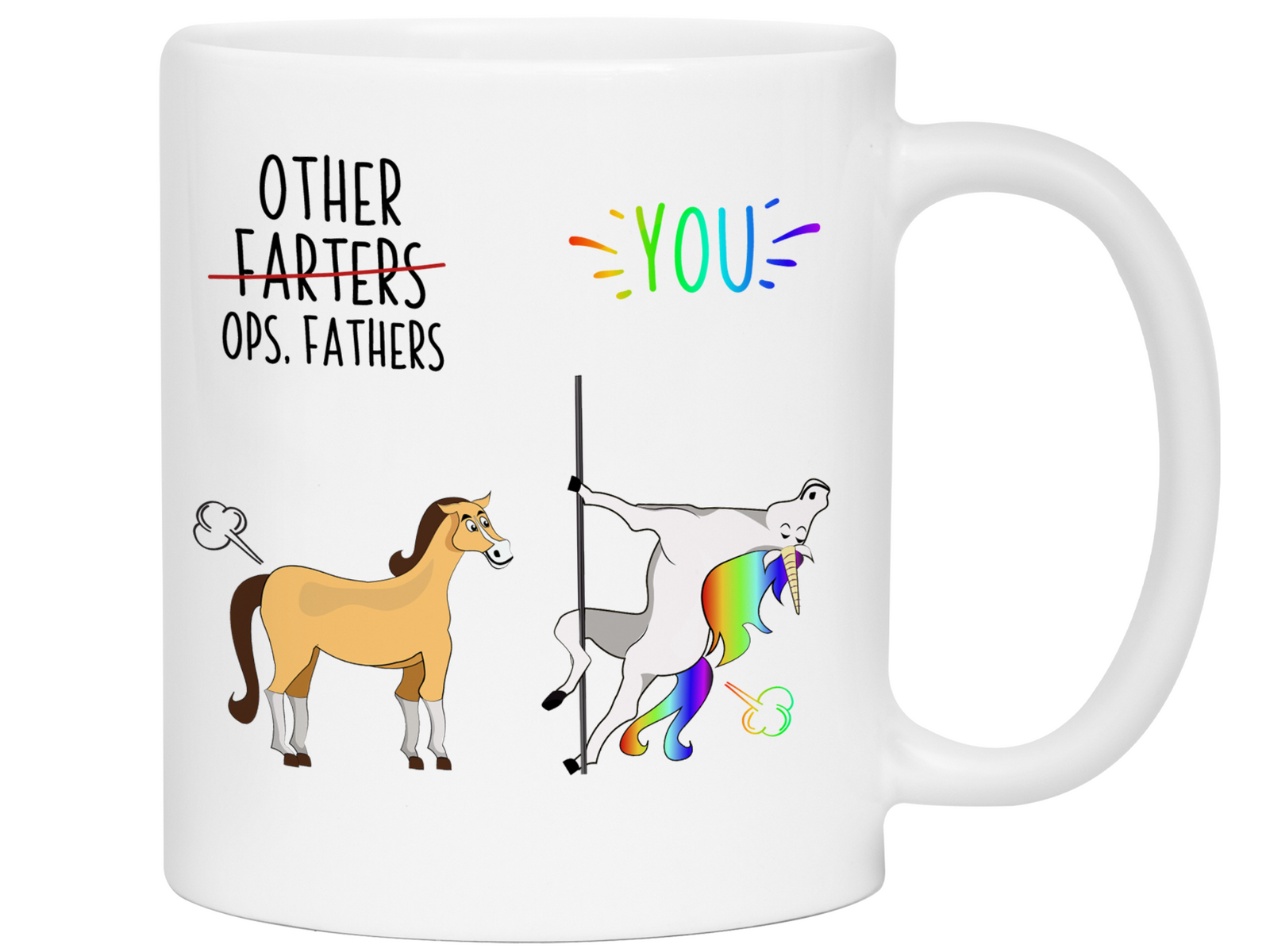 Custom Mugs Dear Dad You're So Lucky to Have Me Funny Mens Gifts from Daughter or Son Santa Christmas Presents Father's Day Ceramic Coffee 11oz 15oz