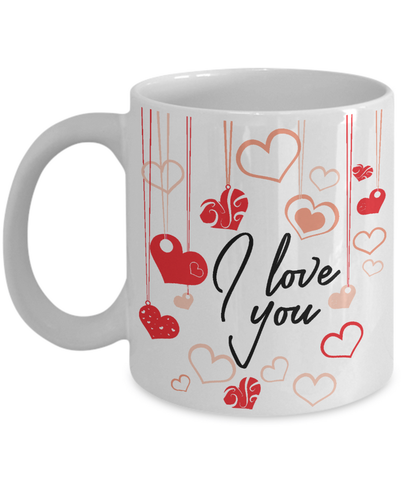 I Love You Coffee Mug Valentine Day T Idea Tea Cup Ransalex 