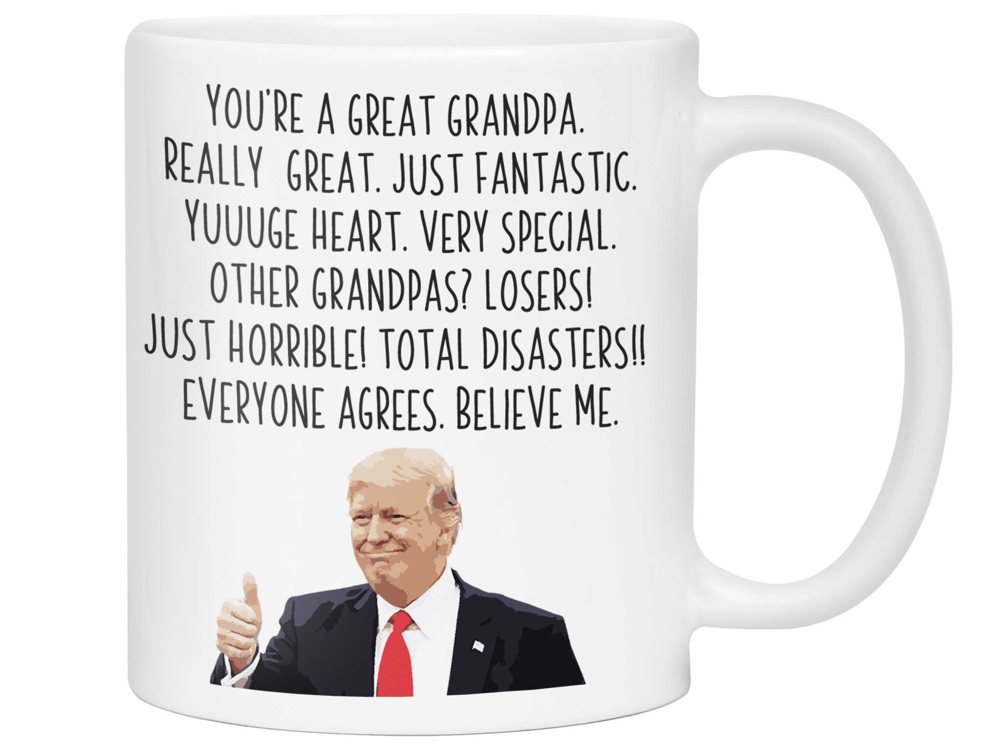 trump mug for grandma Coffee Mug by Huntleigh