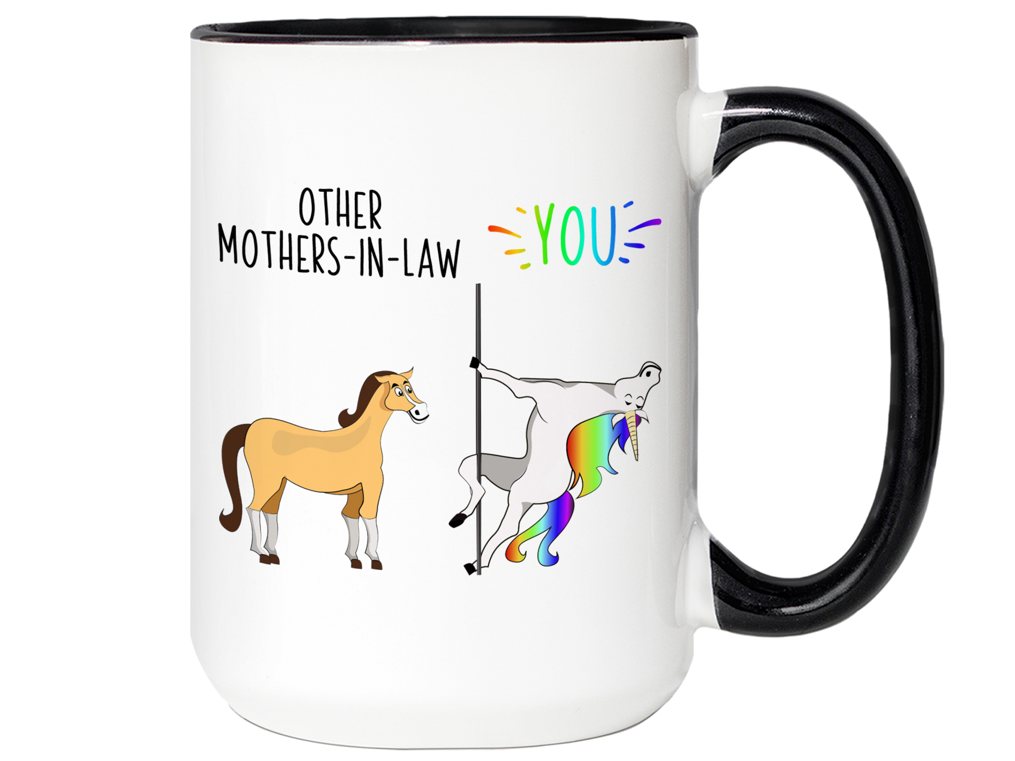 I Love My Mother In Law Coffee Mug Funny Sarcastic Ceramic Cup-11oz – Nerdy  Shirts