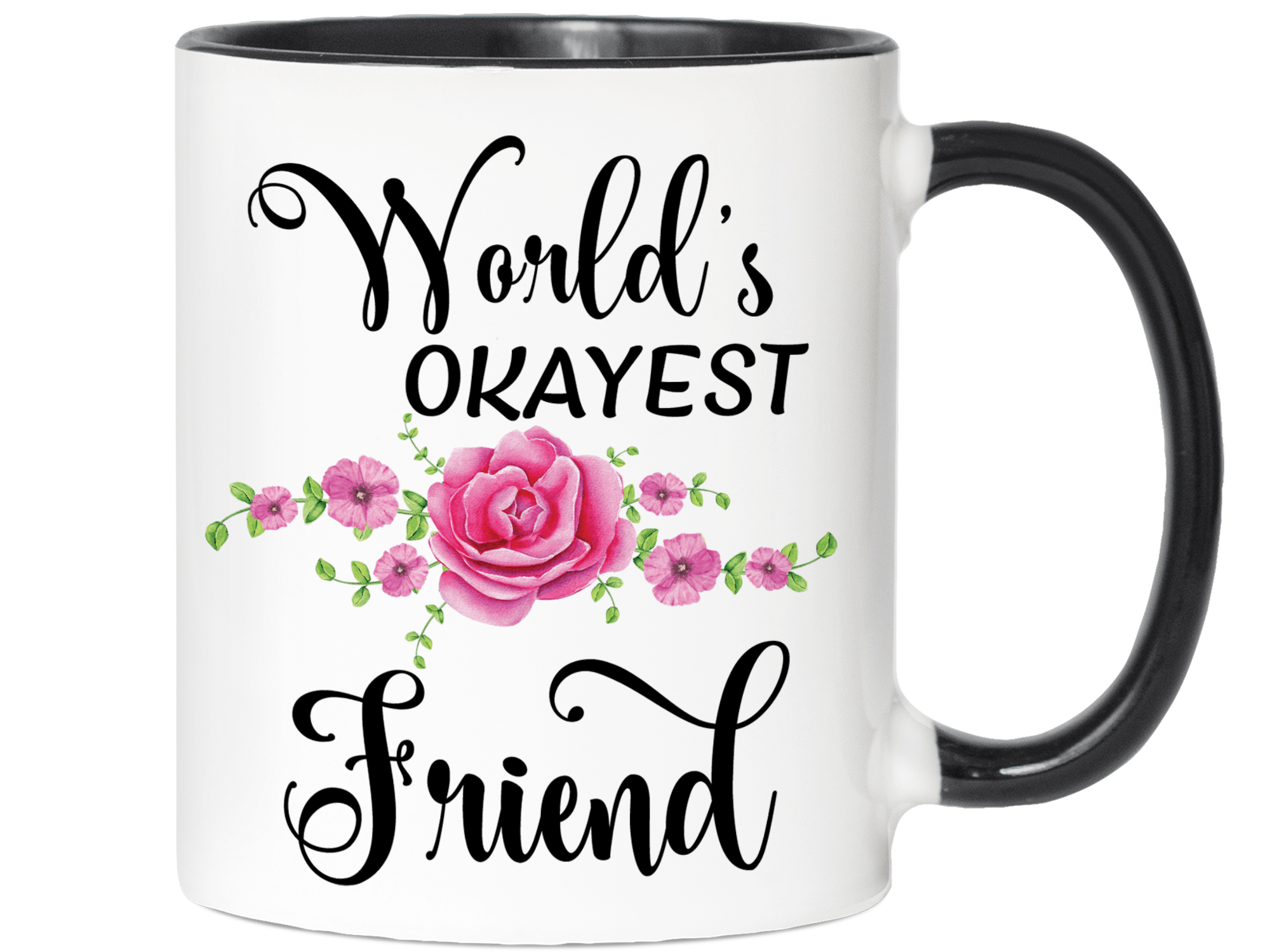 World's Okayest Sister - Engraved Stainless Steel Tumbler, Stainless Cup,  Funny Sister Gift