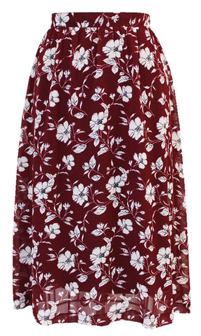 SHIRRA Florette Midi Skirt (2cols)
