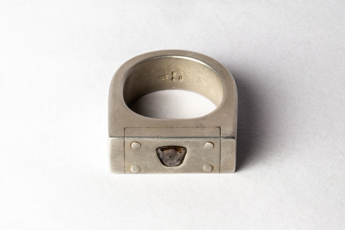 Plate Ring Single (0.4 CT, Diamond Slab, VAR, 9mm, DA+DIA) – Parts of Four