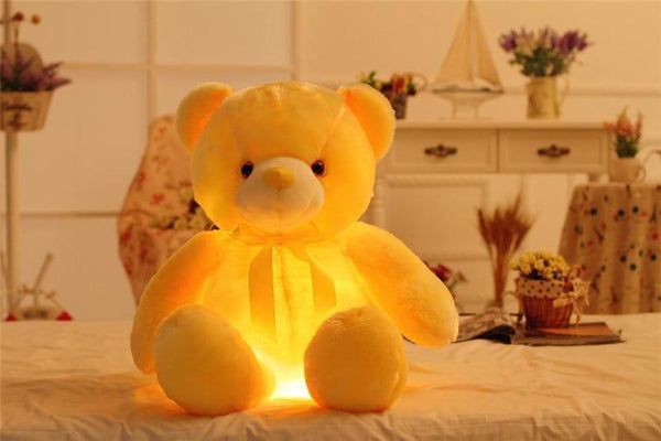 teddy bear with light